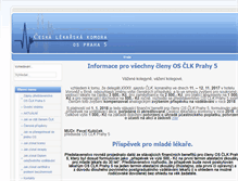 Tablet Screenshot of clkpraha.cz
